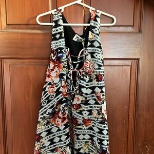 NWT Show Me Your Mumu Rancho Mirage Lace Up Dress